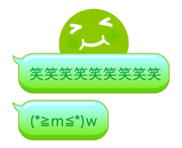 Colorful text and face 2 (Animated) sticker #14306202