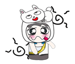 My name is Mikio and rabbit..^^ sticker #14306494