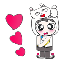 My name is Mikio and rabbit..^^ sticker #14306500