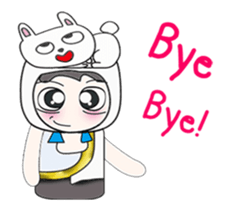 My name is Mikio and rabbit..^^ sticker #14306508