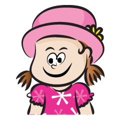 The fierce girl & hat