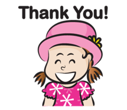 The fierce girl & hat sticker #14306606