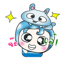 ...Mr. Yoshi and rabbit...^^ sticker #14306752