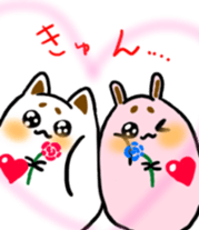 manmaru maroneko sticker #14306994