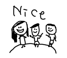 Graffiti blend into background(English) sticker #14307422