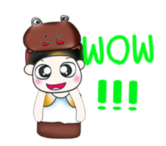 Hello my name is Yada and Frog.^_^ sticker #14307503