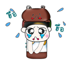 Hello my name is Yada and Frog.^_^ sticker #14307507