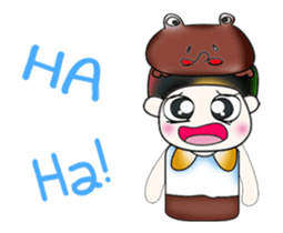 Hello my name is Yada and Frog.^_^ sticker #14307509