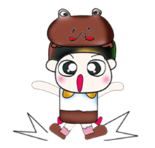 Hello my name is Yada and Frog.^_^ sticker #14307515