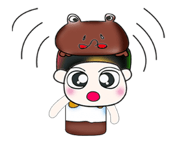 Hello my name is Yada and Frog.^_^ sticker #14307522