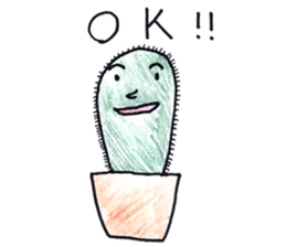 Cactus. sticker #14307552