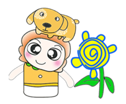 ...Mr. Tamura and dog..^_^ sticker #14307834