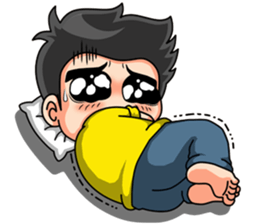 Young yellow jersey 2 sticker #14307976