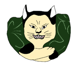 Cat Ukiyoe sticker #14308126