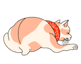 Cat Ukiyoe sticker #14308142