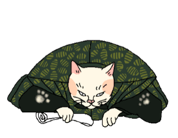 Cat Ukiyoe sticker #14308153
