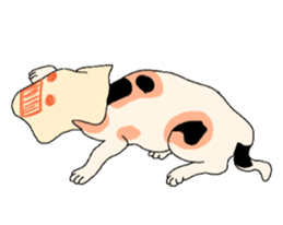 Cat Ukiyoe sticker #14308157
