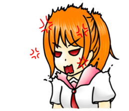 Black and white twins sticker #14308610