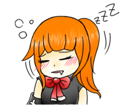 Black and white twins sticker #14308611