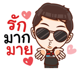 Racing and The Gang sticker #14308778