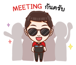 Racing and The Gang sticker #14308795