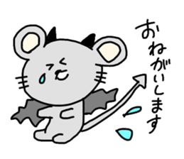 strict angel and pretty devil sticker #14309098