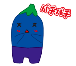 Eggplant fairy sticker #14309478