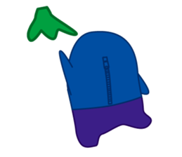 Eggplant fairy sticker #14309482