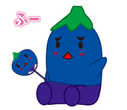 Eggplant fairy sticker #14309487