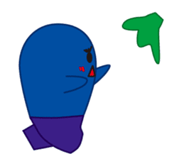 Eggplant fairy sticker #14309492