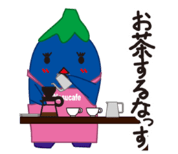 Eggplant fairy sticker #14309502