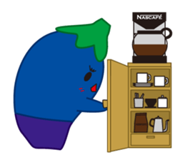 Eggplant fairy sticker #14309503