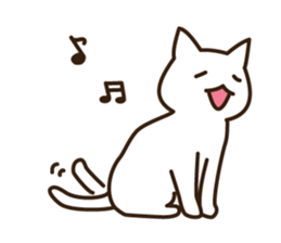 Cat, sometimes cream sticker #14309880