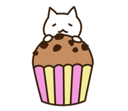 Cat, sometimes cream sticker #14309885