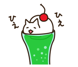 Cat, sometimes cream sticker #14309886