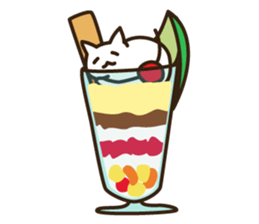 Cat, sometimes cream sticker #14309889