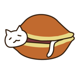 Cat, sometimes cream sticker #14309891