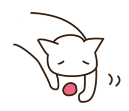 Cat, sometimes cream sticker #14309894