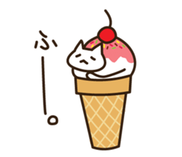 Cat, sometimes cream sticker #14309897