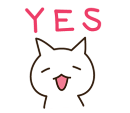 Cat, sometimes cream sticker #14309902