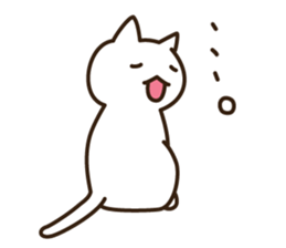Cat, sometimes cream sticker #14309905
