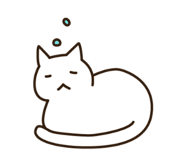 Cat, sometimes cream sticker #14309916