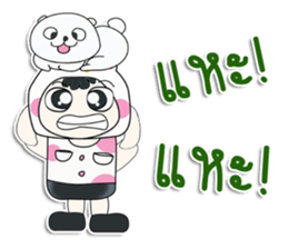 ..Mr. Hiroshi and cat.. ^_^ sticker #14309924