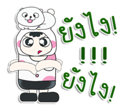 ..Mr. Hiroshi and cat.. ^_^ sticker #14309947