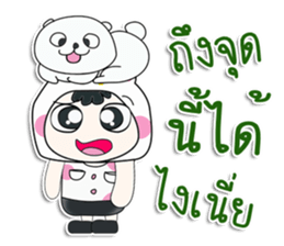 ..Mr. Hiroshi and cat.. ^_^ sticker #14309955