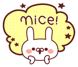 Favorable degree rabbit New Years! sticker #14311519