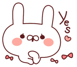 Favorable degree rabbit New Years! sticker #14311522