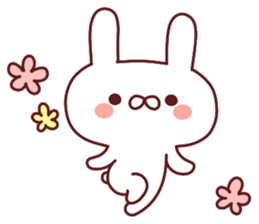 Favorable degree rabbit New Years! sticker #14311529