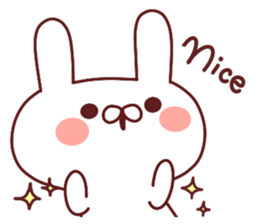 Favorable degree rabbit New Years! sticker #14311532