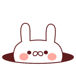 Favorable degree rabbit New Years! sticker #14311540